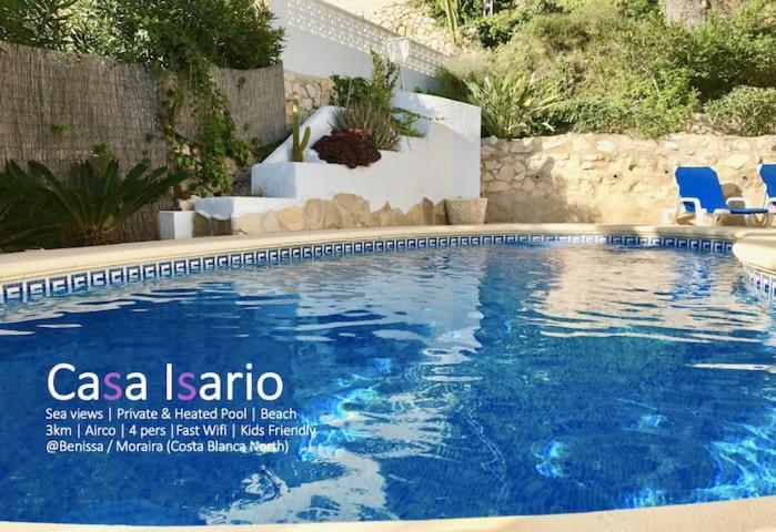 Charming Villa In Montemar With Private, Heated Pool And Sea Views เบนิสซา ภายนอก รูปภาพ