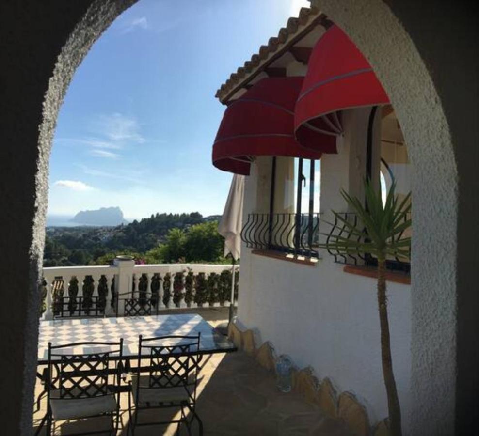 Charming Villa In Montemar With Private, Heated Pool And Sea Views เบนิสซา ภายนอก รูปภาพ