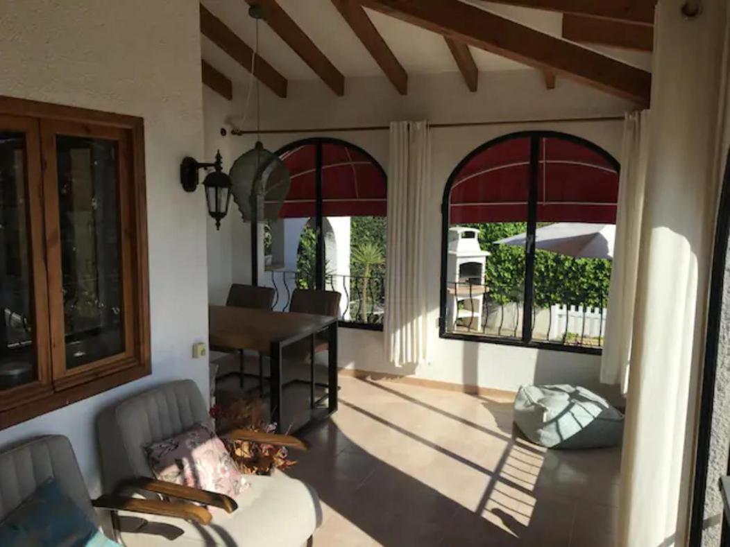 Charming Villa In Montemar With Private, Heated Pool And Sea Views เบนิสซา ภายนอก รูปภาพ